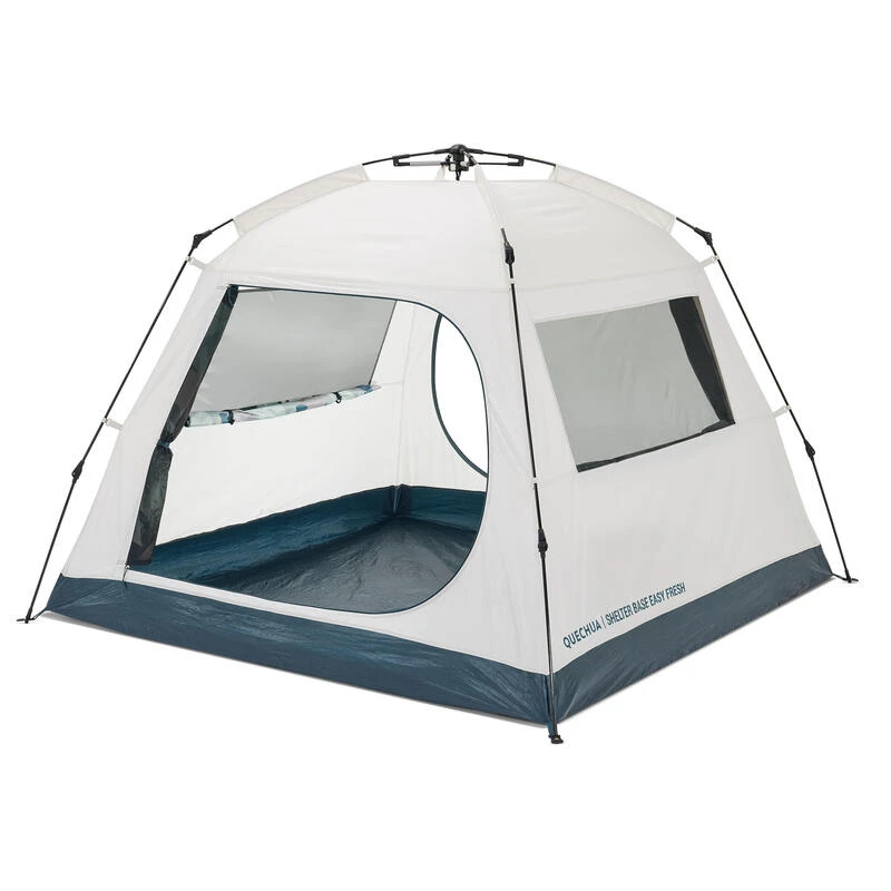 Quechua Abri De Camping 4 Places - Base Easy Fresh - Polyvalent, Instantané à Arceaux 1 Quechua Abri De Camping 4 Places - Base Easy Fresh - Polyvalent, Instantané à Arceaux