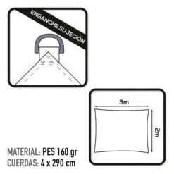 Auvent Rectangulaire En Polyester Aktive Garden Coloris Blanc 6 Auvent Rectangulaire En Polyester Aktive Garden Coloris Blanc -Camp - Vélo Kids Magasin auvent rectangulaire en polyester aktive garden coloris blanc 2