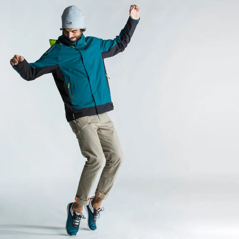 Tribord Blouson De Voile - Veste De Pluie Sailing 500 Homme Pétrole Jaune 5 Tribord Blouson De Voile - Veste De Pluie Sailing 500 Homme Pétrole Jaune – Image 5