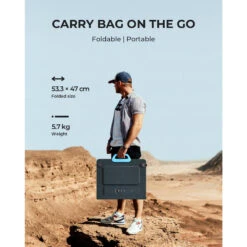 BLUETTI Panneau Solaire PV120 120W Pour Centrales Électriques EB3A Pour Camping -Camp - Vélo Kids Magasin bluetti panneau solaire pv120 120w pour centrales electriques eb3a pour camping 4