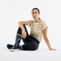 Tribord Bottes Caoutchouc Adulte SAILING 500 Navy 12 Tribord Bottes Caoutchouc Adulte SAILING 500 Navy -Camp - Vélo Kids Magasin bottes caoutchouc adulte sailing 500 navy 2