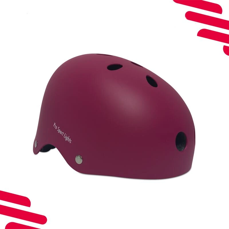 Casque De Cyclisme Pour Enfants - Rose Foncé Mat 2 Casque De Cyclisme Pour Enfants - Rose Foncé Mat – Image 2