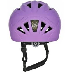 Casque De Vélo Pour Enfants - Violet - Avec Lumières -Camp - Vélo Kids Magasin casque de velo pour enfants violet avec lumieres 2
