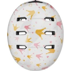 Abus Casque De Vélo Skurb Gamin Avec Couronnes -Camp - Vélo Kids Magasin casque de velo skurb gamin avec couronnes 3