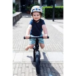 Abus Casque De Vélo Skurb Kid Gris étoiles -Camp - Vélo Kids Magasin casque de velo skurb kid gris etoiles 4