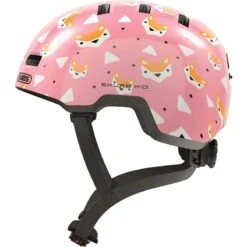 Abus Casque De Vélo Skurb Kiv Rose Renards -Camp - Vélo Kids Magasin casque de velo skurb kiv rose renards 4