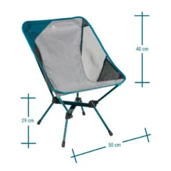 Quechua CHAISE BASSE PLIANTE DE CAMPING MH500 GRIS -Camp - Vélo Kids Magasin chaise basse pliante de camping mh500 gris 3