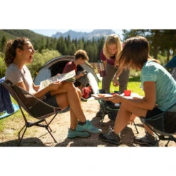 Quechua CHAISE BASSE PLIANTE DE CAMPING MH500 GRIS -Camp - Vélo Kids Magasin chaise basse pliante de camping mh500 gris 6