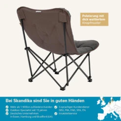 Chaise De Camping Pliante - Mala - Sac De Transport - Rembourrée - Max. 135 Kg -Camp - Vélo Kids Magasin chaise de camping pliante mala sac de transport rembourree max 135 kg 5