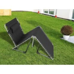 Chaise Longue Torget - Transat - Bain De Soleil 190x60x30 Cm - 150 Kg - Pliable -Camp - Vélo Kids Magasin chaise longue torget transat bain de soleil 190x60x30 cm 150 kg pliable 3