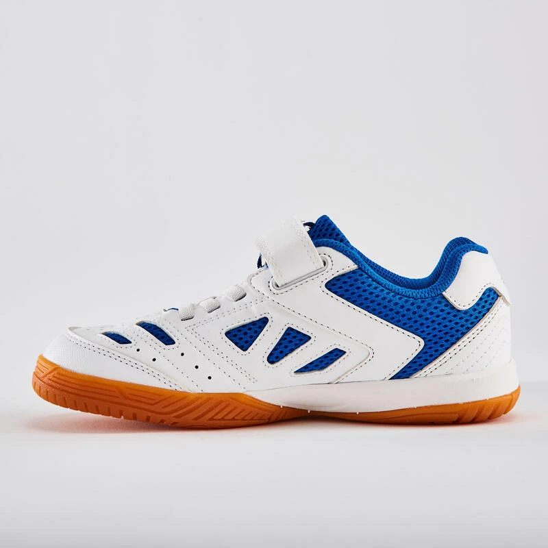 Chaussures De Tennis De Table Enfant TTS 500 Enfant - Blanc/Bleu 6 Chaussures De Tennis De Table Enfant TTS 500 Enfant - Blanc/Bleu – Image 6