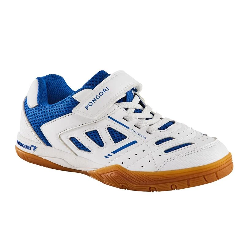 Chaussures De Tennis De Table Enfant TTS 500 Enfant - Blanc/Bleu 1 Chaussures De Tennis De Table Enfant TTS 500 Enfant - Blanc/Bleu