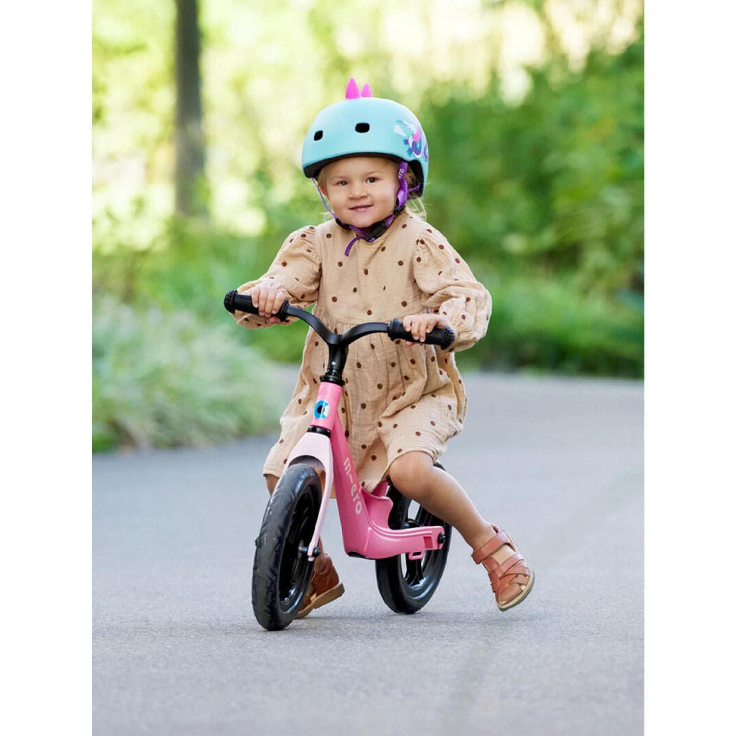 Draisienne Micro Balance Bike Lite Rose Pâle 6 Draisienne Micro Balance Bike Lite Rose Pâle – Image 6