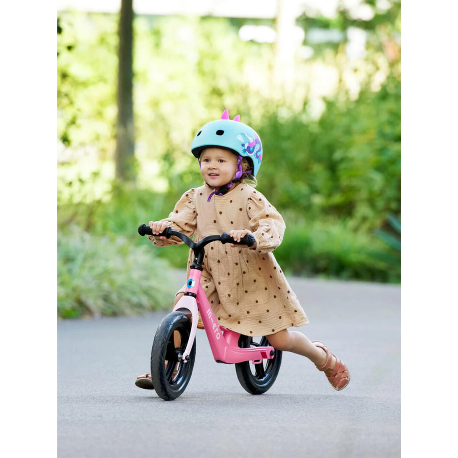 Draisienne Micro Balance Bike Lite Rose Pâle 7 Draisienne Micro Balance Bike Lite Rose Pâle – Image 7
