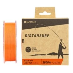 Fil Pêche En Surfcasting Orange DISTANSURF -Camp - Vélo Kids Magasin fil peche en surfcasting orange distansurf 2