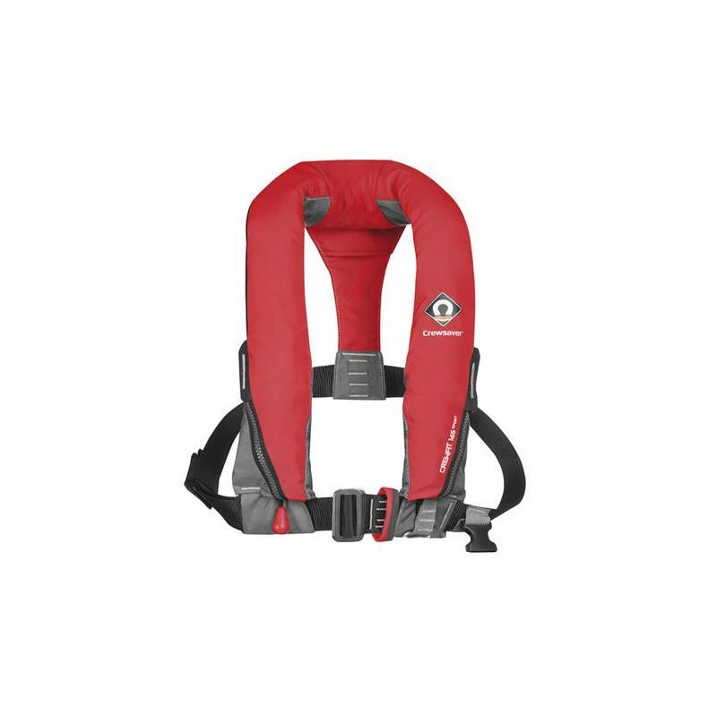 GILET CREWFIT 165N SPORT MANUEL AVEC HARNAIS - ROUGE - CREWSAVER - 1 GILET CREWFIT 165N SPORT MANUEL AVEC HARNAIS - ROUGE - CREWSAVER -
