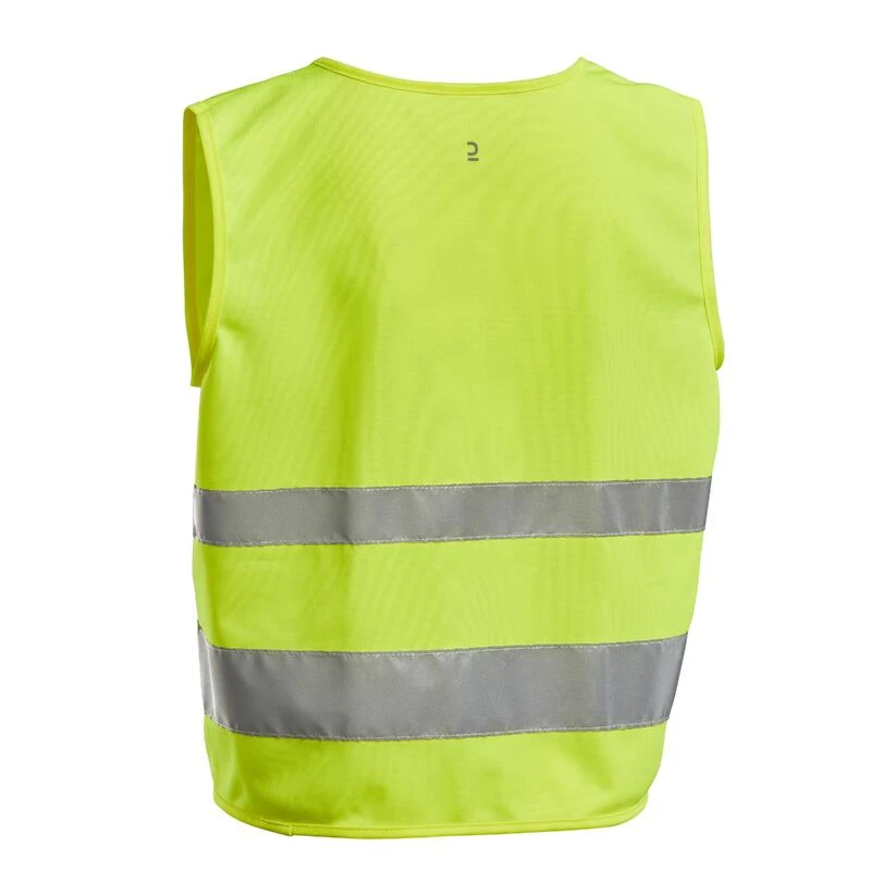 BTWIN GILET DE SECURITE ENFANT JAUNE 2 BTWIN GILET DE SECURITE ENFANT JAUNE – Image 2