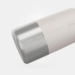 Quechua Gourde Inox 0,6L Avec Bouchon à Vis Pour La Randonnée - Blanc 12 Quechua Gourde Inox 0,6L Avec Bouchon à Vis Pour La Randonnée - Blanc -Camp - Vélo Kids Magasin gourde inox 06l avec bouchon a vis pour la randonnee blanc 2