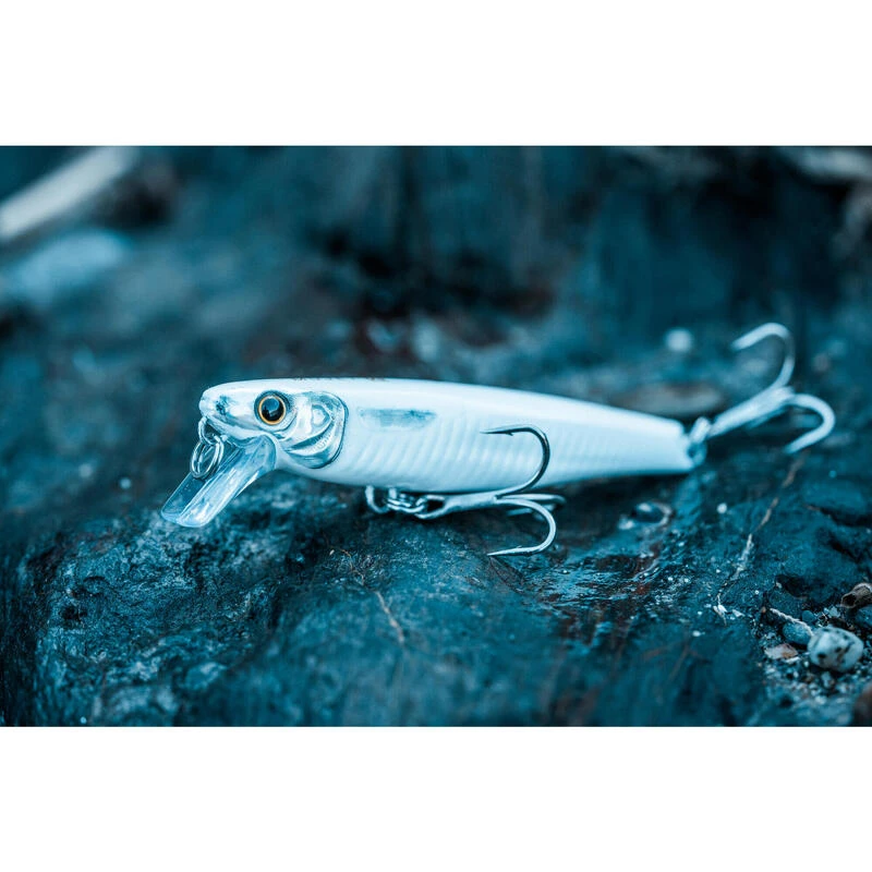 Jerkbait MUJET 90 US BLANC Pêche Au Leurre En Mer 3 Jerkbait MUJET 90 US BLANC Pêche Au Leurre En Mer – Image 3