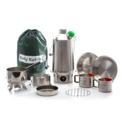 Kelly Kettle Kit 'Base Camp' Ultime - Acier Inoxydable NOUVEAU -Camp - Vélo Kids Magasin kelly kettle kit base camp ultime acier inoxydable nouveau 3