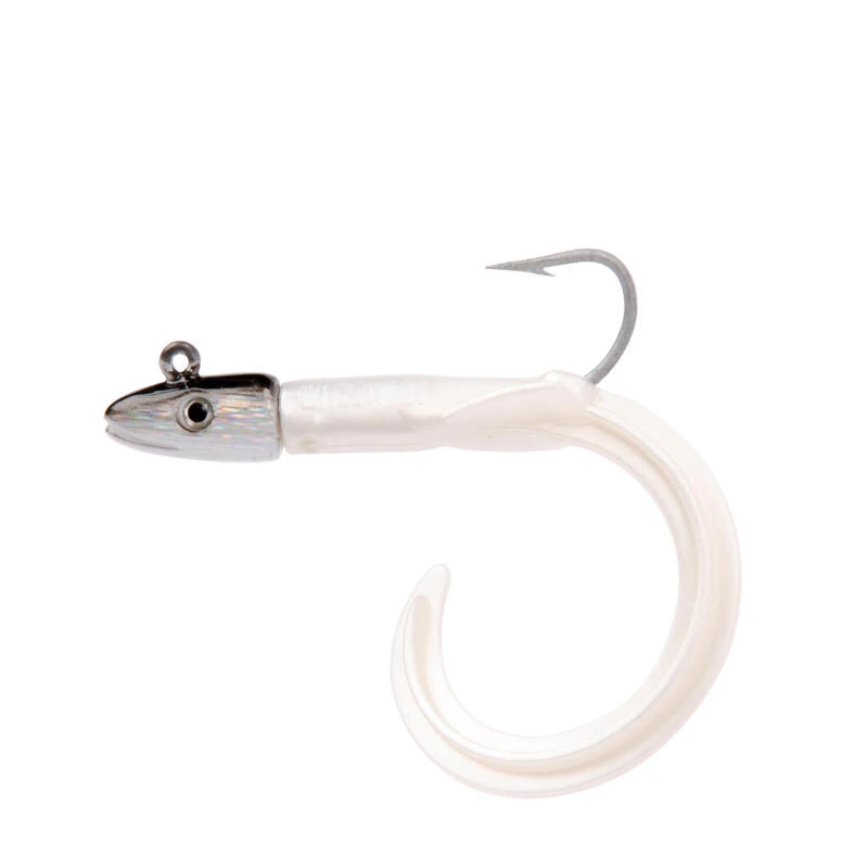 Leurre Civelix 12cm 8gr Blanc X2 Pêche En Mer 2 Leurre Civelix 12cm 8gr Blanc X2 Pêche En Mer – Image 2