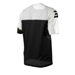 Maillot Manches Courtes Shot Revolt Noir/Blanc Enfant