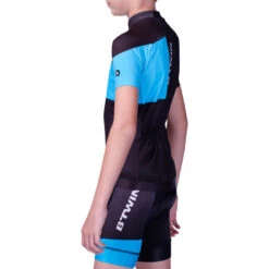 BTWIN Maillot Manches Courtes Vélo Enfant 700 Bleu 14 BTWIN Maillot Manches Courtes Vélo Enfant 700 Bleu -Camp - Vélo Kids Magasin maillot manches courtes velo enfant 700 bleu 4