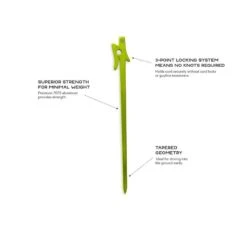 Nemo Equipment Airpin Tent Pegs - 4 Pièces -Camp - Vélo Kids Magasin nemo equipment airpin tent pegs 4 pieces 4