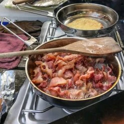 Pathfinder Poêle à Frire Pliable En Acier Inoxydable Avec Couvercle -Camp - Vélo Kids Magasin pathfinder poele a frire pliable en acier inoxydable avec couvercle 3