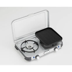 Campingaz Réchaud De Camping à Gaz 2 Feux Camp & Grill - Plancha, Grill Et Wok -Camp - Vélo Kids Magasin rechaud de camping a gaz 2 feux camp and grill plancha grill et wok 2