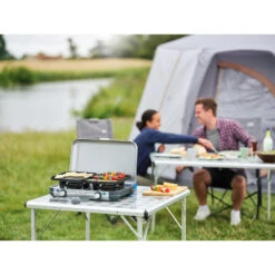 Campingaz Réchaud De Camping à Gaz 2 Feux Camp & Grill - Plancha, Grill Et Wok -Camp - Vélo Kids Magasin rechaud de camping a gaz 2 feux camp and grill plancha grill et wok 8