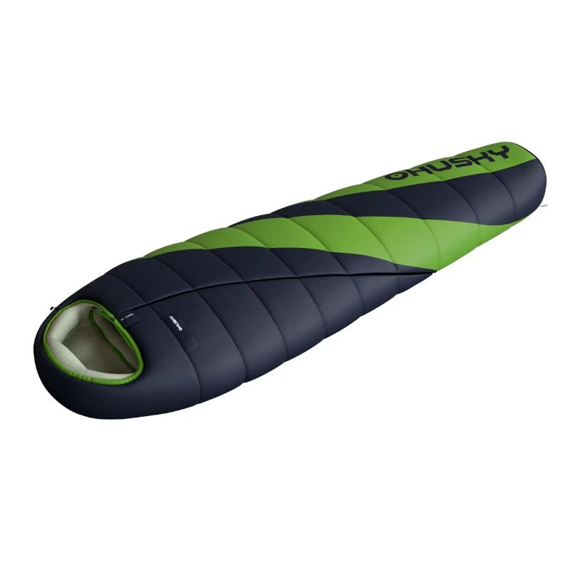 Husky Sac De Couchage Momie Espace -6°C 2021 220 X 85 Cm - Gris Avec Vert - Adultes 3 Husky Sac De Couchage Momie Espace -6°C 2021 220 X 85 Cm - Gris Avec Vert - Adultes – Image 3