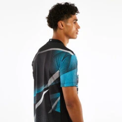 T-shirt De Tennis De Table TTP560 Homme Noir Bleu -Camp - Vélo Kids Magasin t shirt de tennis de table ttp560 homme noir bleu 3