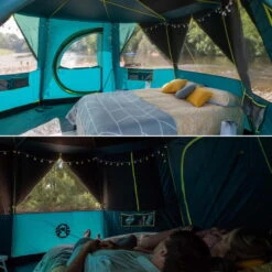 Tente Coleman Octagon Blackout 8 -Camp - Vélo Kids Magasin tente coleman octagon blackout 8 4