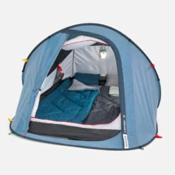 Quechua Tente De Camping - 2 SECONDS - 2 Places -Camp - Vélo Kids Magasin tente de camping 2 seconds 2 places 3