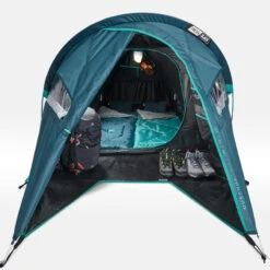 Quechua Tente De Camping - MH100 XL - 2 Places - Fresh & Black 14 Quechua Tente De Camping - MH100 XL - 2 Places - Fresh & Black -Camp - Vélo Kids Magasin tente de camping mh100 xl 2 places fresh and black 4