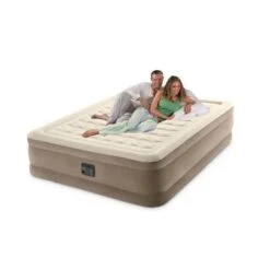 Intex Ultra Plush Queen Airbed - Lit Gonflable - 203x152x46cm - Compris Accessoires -Camp - Vélo Kids Magasin ultra plush queen airbed lit gonflable 203x152x46cm compris accessoires 2