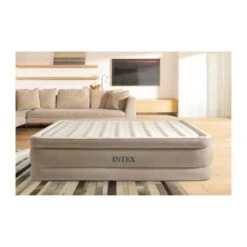 Intex Ultra Plush Queen Airbed - Lit Gonflable - 203x152x46cm - Compris Accessoires -Camp - Vélo Kids Magasin ultra plush queen airbed lit gonflable 203x152x46cm compris accessoires 3
