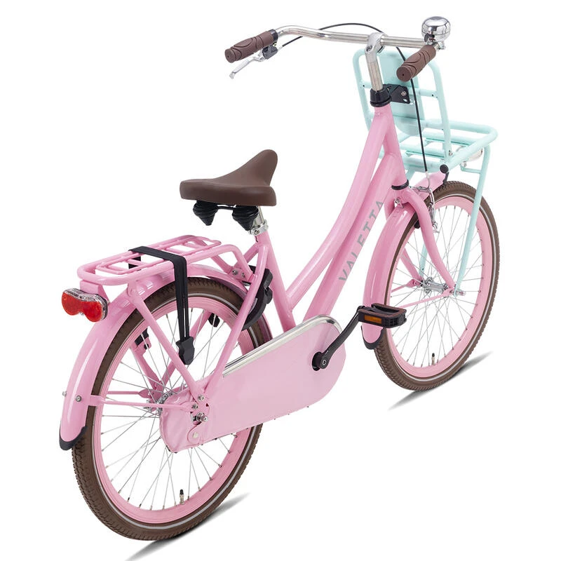 Vélo Enfant Valetta Cargo - Filles - 22 Pouces - Rose / Menthe 3 Vélo Enfant Valetta Cargo - Filles - 22 Pouces - Rose / Menthe – Image 3