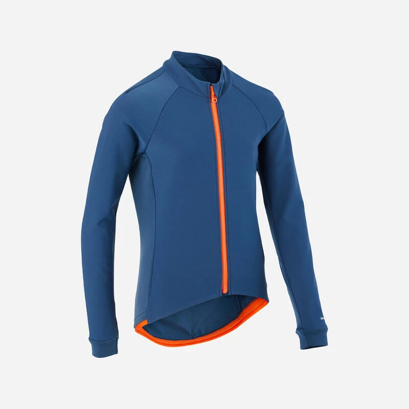 BTWIN VESTE VELO ENFANT 500 BLEU ORANGE 1 BTWIN VESTE VELO ENFANT 500 BLEU ORANGE