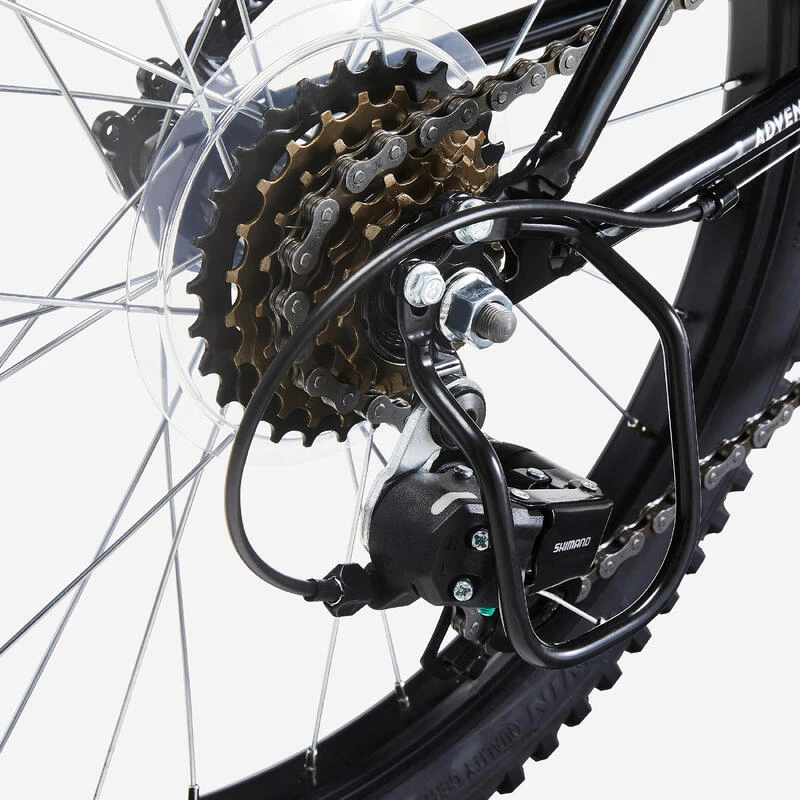 BTWIN VTT ENFANT ROCKRIDER EXPLORE 500 20 POUCES 6-9 Ans Noir 10 BTWIN VTT ENFANT ROCKRIDER EXPLORE 500 20 POUCES 6-9 Ans Noir – Image 10